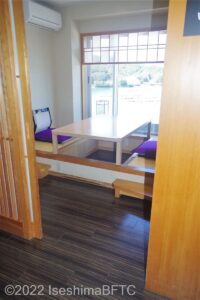 ダイニング個室（掘りごたつ席）入口