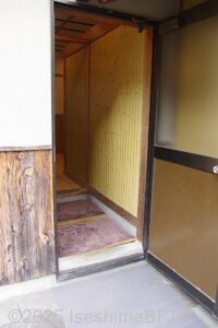 「半蔵の湯」露天風呂への入口