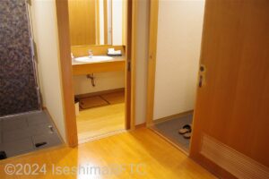 ふういんの館和室　洗面所入口