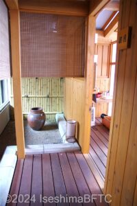 貸切展望露天風呂「しょうげつ」入口