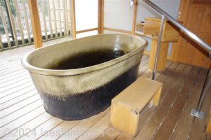 貸切展望露天風呂「すいうん」浴槽