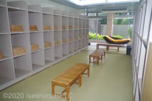 男性用大浴場　脱衣所