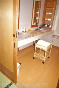 みぎわ館和室　洗面脱衣室