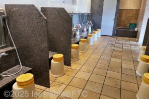 「風見の湯」女性用大浴場　洗い場