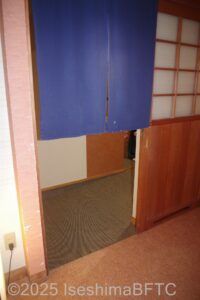 バリアフリー対応貸切風呂「神島」入口