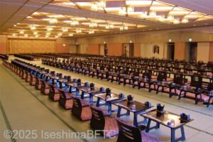 大宴会場内部のようす