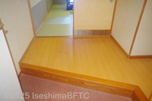 海側露天風呂付き客室　上がりかまち