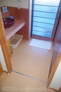 海側露天風呂付き客室　洗面
