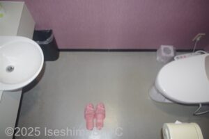女性用大浴場　脱衣所トイレ