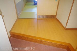 海側露天風呂付き客室　上がりかまち
