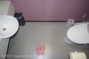 女性用大浴場　脱衣所トイレ