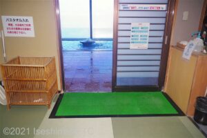 女性用大浴場　浴室入口
