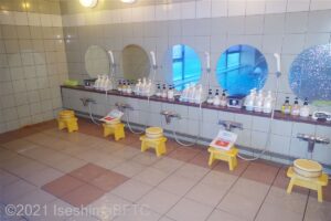 女性用大浴場　洗い場