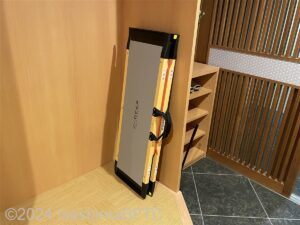 和洋スイート（1354号室）　常備されている簡易スロープ