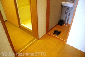 きらら和洋室　洗面・トイレ・浴室入口
