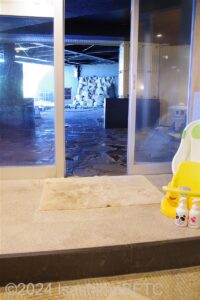 南館男性用大浴場　露天風呂入口