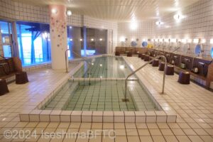 南館女性用大浴場　浴室と洗い場のようす