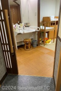 風水家族風呂　入口