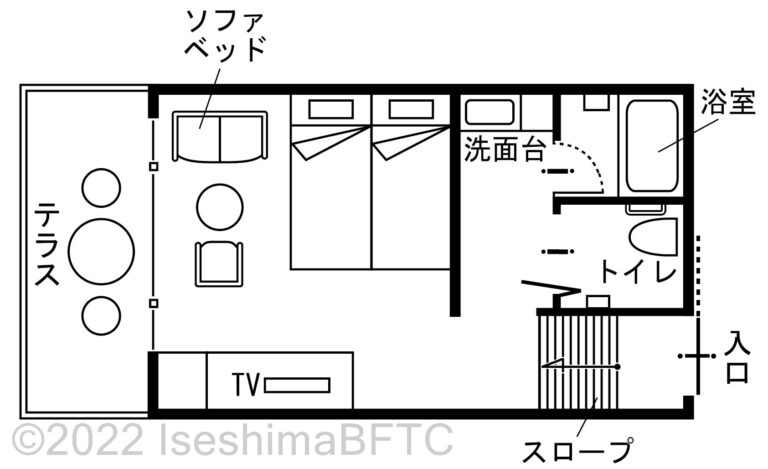 スーペリアツイン平面図