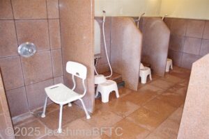 女性用大浴場洗い場