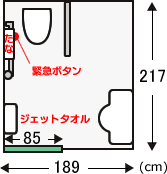 トイレ配置図